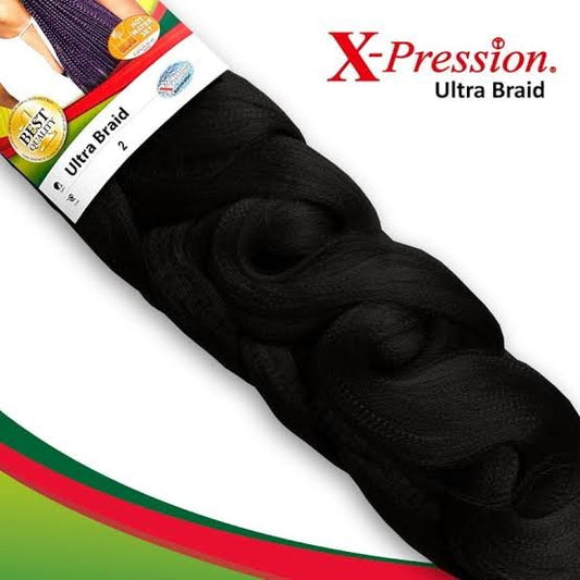  Xpression Ultra Braid 100% Kanekalon fibre tangle-free braiding hair South Africa